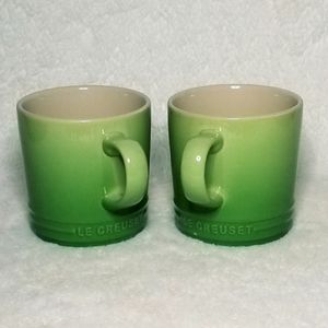 Le Creuset Green Mug Set of 2